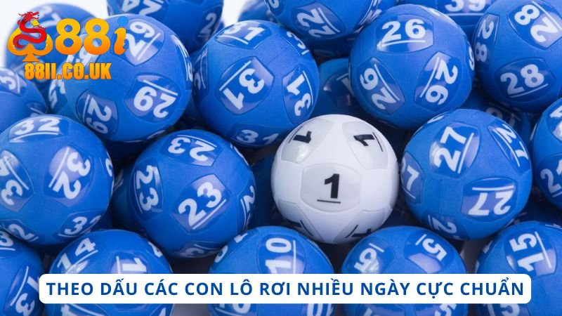 Theo dấu các con lô rơi nhiều ngày cực chuẩn